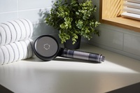 [JNA]KOTRA Cabezal de Ducha Cromado ABS Premium con Chorro de Agua, Diseño Moderno, Monomando para Grifo de Baño