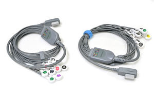 Compatível com <span class=keywords><strong>Beneware</strong></span> CT-08 CT-083 CT-086S 10 chumbo <span class=keywords><strong>Holter</strong></span> <span class=keywords><strong>ECG</strong></span> cabo - Product Image 4