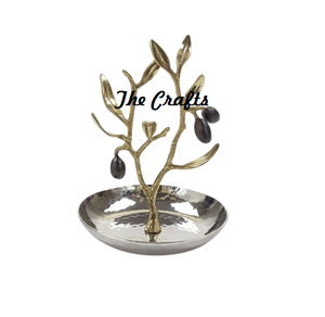 Soporte de joyería de metal a granel para collares, pulsera, pendientes, anillo de almacenamiento, soporte de joyería de color plateado y dorado - Product Image 2