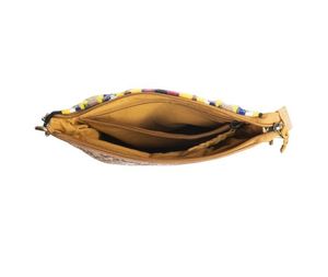 กระเป๋าถือหนังวัวสไตล์ตะวันตกแบบพรีเมี่ยมสำหรับผู้หญิงกระเป๋าใส่ผ้าห่มหนังแท้พร้อมพู่สินค้าแฮนด์เมด - Product Image 4