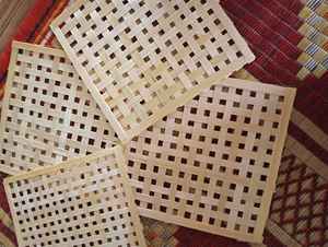 ตะแกรงไม้ไผ่สานแขวนผนังตกแต่งผนังหลายรูปทรง - Product Image 3