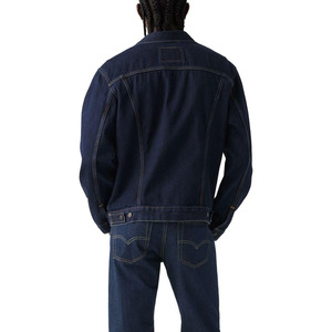 High Quality <b>Denim</b> Jacket For Men's 100% Cotton Custom Logo With Printing Winter Jacket Soft <b>Material</b> <b>Denim</b> Jacket For Men's - Product Image 6