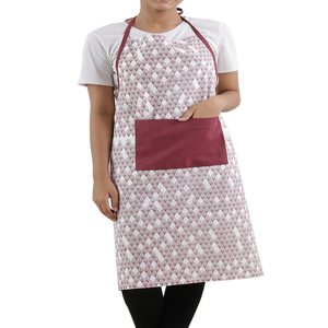 Delantal de algodón sin mangas de calidad superior mezcla de colores con correas ajustables para uso en el hogar o la cocina del Hotel - Product Image 1
