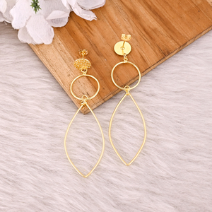 Pendientes Minimalistas Hechos a Mano de Latón para Mujer, Joyería Ligera, Joyería al por Mayor, Pendientes de Botón, Pendientes de Moda para Boda - Product Image 4
