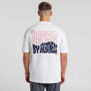 Premium 200 GSM coton unisexe T-Shirt en gros en vrac col rond manches courtes haute qualité garantie personnalisé OEM meilleure qualité - Product Image 4