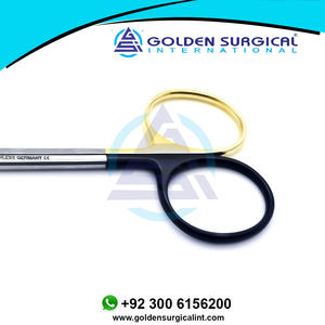 Tijeras finas médicas de 5,5 pulgadas, la mejor calidad, TC, mango dorado y negro, instrumentos quirúrgicos de cirugía operativa - Product Image 4