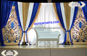 Moroccan Theme Wedding Laser Cut Frame Outdoor Wedding Stage Metal <b>Stands</b> <b>Backdrop</b> Arabian White Metal Wedding Arch <b>Backdrop</b> USA - Product Image 5