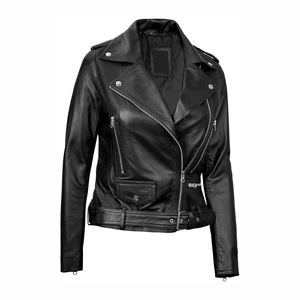 Wholesale Women's <b>Jackets</b> Fashion Wear Genuine Leather <b>Jackets</b> Hot Selling Stylish Leather <b>Jackets</b> For Women - Product Image 2
