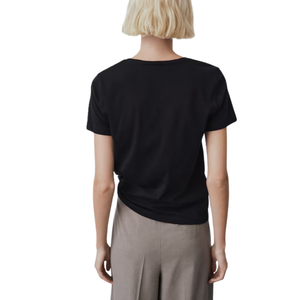 Camiseta de Algodón de Alta Calidad para Hombre y Mujer, con Logotipo Personalizado, Estampado Floral, Color Personalizado, Corte Holgado, Transpirable, Teñido Liso para Verano - Product Image 3