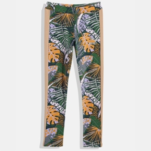 Leggings sculptés taille haute coupe sans couture avec texture côtelée Butt-Lift Scrunch tissu de performance extensible et évacuant l'humidité - Product Image 1