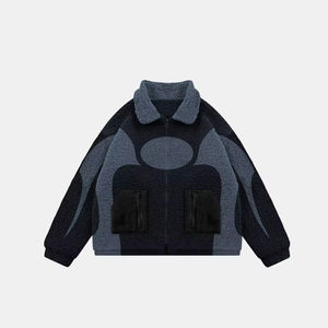 Nuevo peso pesado de moda OEM logotipo personalizado Unisex Casual lona Reversible grueso cálido chaqueta acolchada cremallera ropa de invierno - Product Image 1