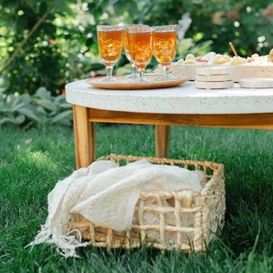 Boîte carrée tissée en jacinthe d'eau, boîte de rangement artisanale, écologique, naturelle, décoration intérieure et extérieure, vente en gros du Vietnam - Product Image 3