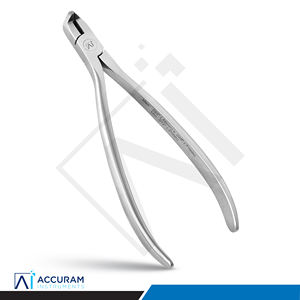 Alicates de Ortodoncia para Alambre de Arco, Corte Distal Pesado, Cabeza Mini, Mango Largo con Agarre de Seguridad, Acero Inoxidable, Instrumentos Dentales - Product Image 1