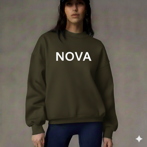 Women Comfortable Oversized Long Knitted Mockneck Winter Casual <b>Top</b> Relaxed Fit Minimal Fashion for Daily Use - Product Image 1