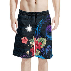 Pantalones cortos informales de 100% algodón con logotipo personalizado al por mayor, pantalones cortos deportivos para entrenamiento en pista en blanco gris claro de verano para hombre - Product Image 1