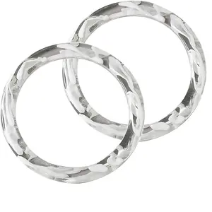 Wholesale Round Accessories Resin Acrylic Lastic Camel O-ring Circle Handle Buckle For Crochet Woven Handbags