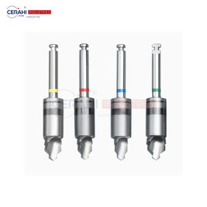 Jeu d'instruments à broches parallèles pour implants dentaires Alimentation manuelle comprenant des perceuses pilotes courtes et longues Bouchons de perceuse conique en plastique et métal - Product Image 5