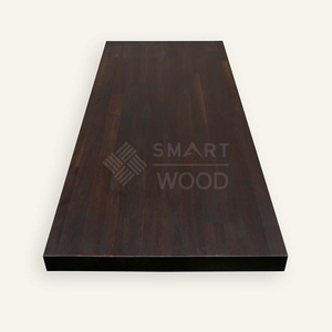 Plan de travail d'îlot de cuisine en bois d'acacia de qualité supérieure : Série Artisan Core |   La surface haute performance pour la conception d'intérieur sur mesure - Product Image 2