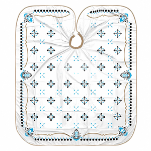 Capa de Barbero para Niños de Primera Calidad con Cuello Ajustable con Broches, Cómoda, Impermeable y Repelente al Cabello, Material de Poliéster - Product Image 4