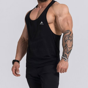 Débardeurs de sport décontractés pour hommes, sans manches, pour musculation, fitness, entraînement, polyester/coton, confortables, légers, séchage rapide - Product Image 2