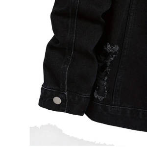 Chaqueta vaquera lavada con ácido para hombre, precio barato a la moda, precio de fábrica, chaqueta vaquera lavada con ácido para hombre - Product Image 6