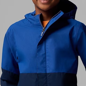 Veste tendance pour garçons à manches longues, design à blocs de couleur, avec poches avant, avec logo personnalisé et capuche confortable 2026 - Product Image 2