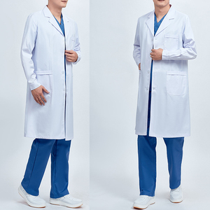 Uniforme de hospital de ropa médica OEM para médicos, abrigos para hombres/ropa de hospital, abrigos de laboratorio de manga larga para médicos - Product Image 3