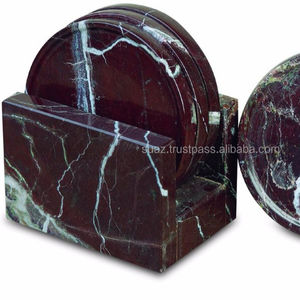 <b>Coaster</b> Set <b>White</b> Marble , Natural Stone Marble <b>Coasters</b> Set Onyx Marble <b>Coaster</b> Set , Hand Carved Marble <b>coaster</b> Set - Product Image 1