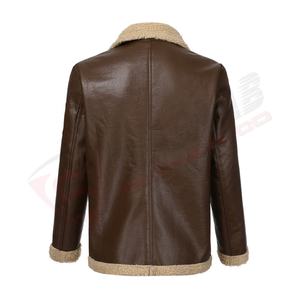 Offre Spéciale décontracté pas cher-Blanked Slim-Fitted fourrure mode nouveau Design hommes vêtements d'extérieur-hommes manteaux en cuir vestes - Product Image 2