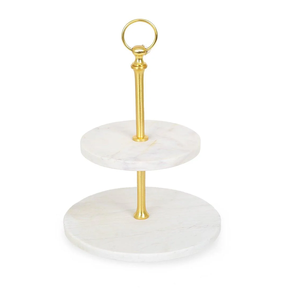 Soporte para cupcakes de mármol blanco, mango de acero con mesa pulida dorada, soporte decorativo para cupcakes de mármol, superventas - Product Image 4