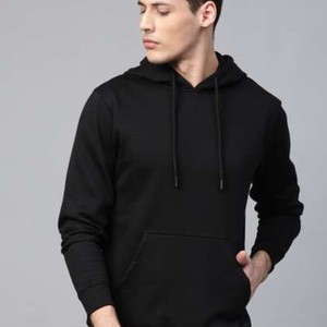 Hombres 100% Algodón 320Gsm Essential FOG Pullover Sudadera con capucha Sudadera Patrón sólido con capucha - Product Image 4