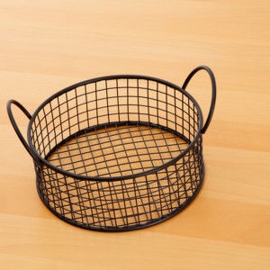 ตะกร้าเหล็กทำมือคุณภาพสูงพร้อมดีไซน์แบบชนบทหรูหราสำหรับจัดระเบียบเสื้อผ้าและของใช้ในครัวเรือน - Product Image 3