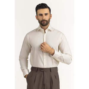 Chemises décontractées modernes pour hommes, anti-plis, en popeline 100 % coton, pour le printemps, modèle FS-LAF25-329, chemises habillées - Product Image 1