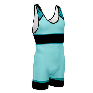 Traje de Lucha Libre de Último Diseño, Ropa Deportiva con Estampado por Sublimación, Uniforme Ligero de Material Elástico, Fabricante OEM ODM - Product Image 1