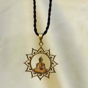 Meilleure vente en gros de bijoux d'usine en laiton massif plaqué or 18 carats pendentif Om Design cadeau de fiançailles mignon fête Western mariage - Product Image 3