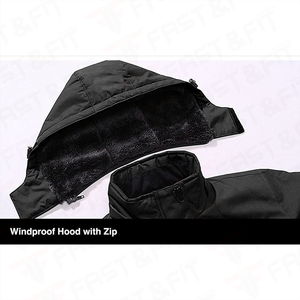 2023 New Arrival Fashion Softshell Outdoor <b>Jacket</b> Waterproof Soft Shell <b>Jacket</b> for <b>Men</b> Made in Pakistan - Product Image 4