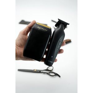 Ensemble de rasoirs professionnels étanches IPX6, rasoir à lame en T en acier inoxydable et rasoir à grille avec alimentation USB - Product Image 3