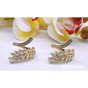 Anillos abiertos chapados en oro rosa al por mayor, anillos a la moda con microincrustaciones de circón, cobre respetuoso con el medio ambiente, oro rosa con licencia - Product Image 4