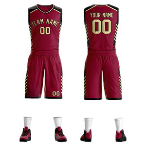 En blanco último tamaño y diseño personalizados ropa deportiva de la más alta calidad uniformes de baloncesto conjunto de pantalones cortos de baloncesto de verano 2025 - Product Image 2