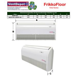 เครื่องปรับอากาศแบบตั้งพื้น/ติดเพดานสำหรับอุตสาหกรรม รุ่น MXIRF-003 ขนาด 60000 บีทียู 5 ตัน - Product Image 3