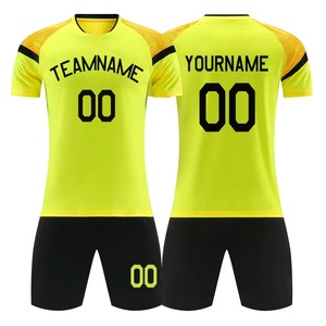 Conjunto de Uniforme de Fútbol Personalizado para Niños con Impresión por Transferencia de Calor, 100% Poliéster, Ligero y Anti-UV - Product Image 1