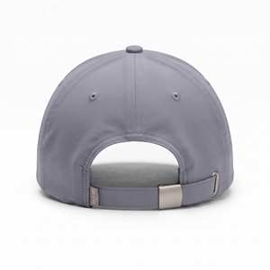 Casquette de baseball Injae Gray à 6 panneaux, réglable, respirante, avec logo brodé, style sportif, pour l'extérieur, printemps-été, unisexe adulte - Product Image 3
