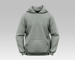 Sweat-shirt à capuche unisexe avec logo personnalisé, vente en gros, pull uni avec capuche, mélange de coton doux, sweat-shirts pour hommes avec poche, commandes en gros - Product Image 2