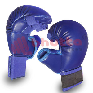 Professional Manufacturing <b>Karate</b> Gloves <b>Equipment</b> Training Hand Mitts Gloves For Sale Gold Cowhide Leather <b>Karate</b> Gloves - Product Image 1