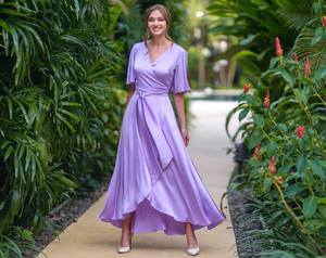 Vestido de algodón de verano para mujer con bordado floral, diseño de moda y decoración de botones, Top transpirable de manga larga para mujer - Product Image 1