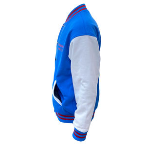 Chaqueta de béisbol de algodón con logotipo bordado para hombre, ropa de calle informal unisex, chaqueta con letras - Product Image 3