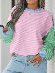 เสื้อสเวตเตอร์แบบสวมหัวของผู้หญิงเสื้อกันหนาวถักวาฟเฟิลวาฟเฟิลสีพื้นสไตล์มุกกำหนดเอง - Product Image 4
