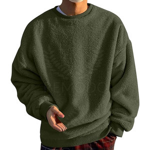 Nueva llegada Pullover Hombres Sherpa Fleece Sudadera de gran tamaño Superventas Hombres Sherpa Fleece Sudadera - Product Image 2