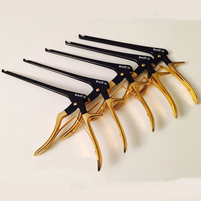 Kerrison Rongeurs 7inch (1mm-5mm) 45 Bite Neuro Spine Instruments Manual Class I CE ISO Approved AMRID SURGICAL LK-ER-242 5 Year
