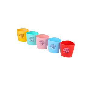 Mug à boisson en plastique PP triangulaire, écologique, sans BPA, de qualité alimentaire, inodore, pour café, jus, bière, usage au bureau, en cuisine, en restaurant - Product Image 6